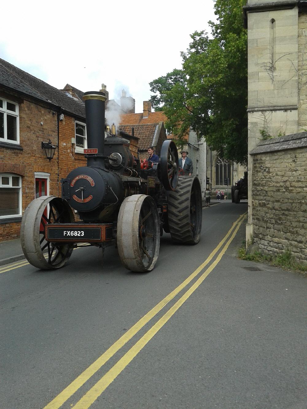 Ward and Dale Traction Engine on Carre Street Sleaford June 2014