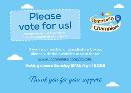 Coop Community Champions voting April 2022