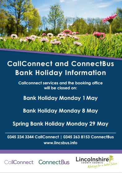 Call Connect Bank Holidays May 2023