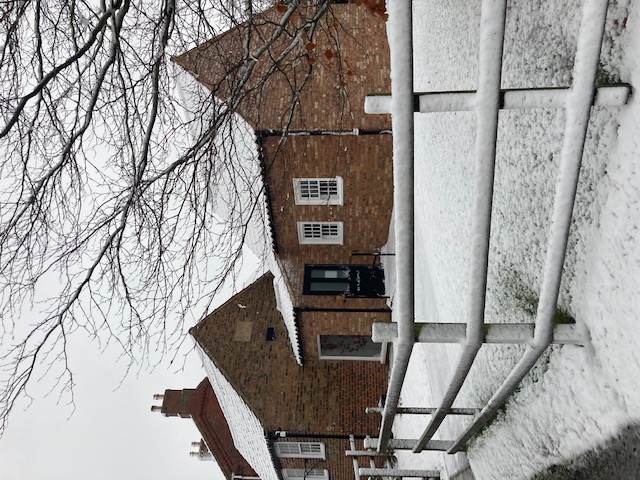 snowy chapel